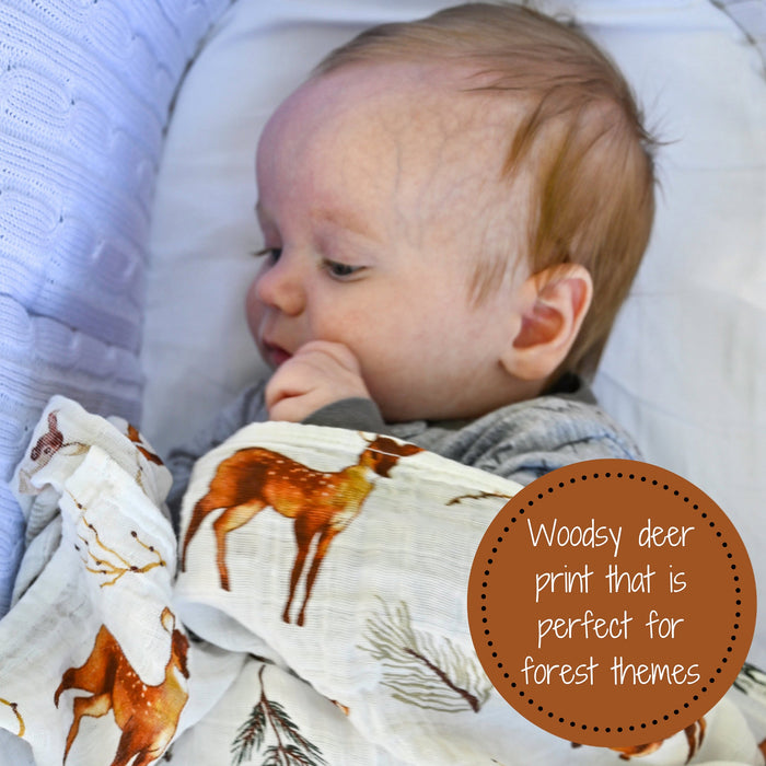 Deer Swaddle Blanket