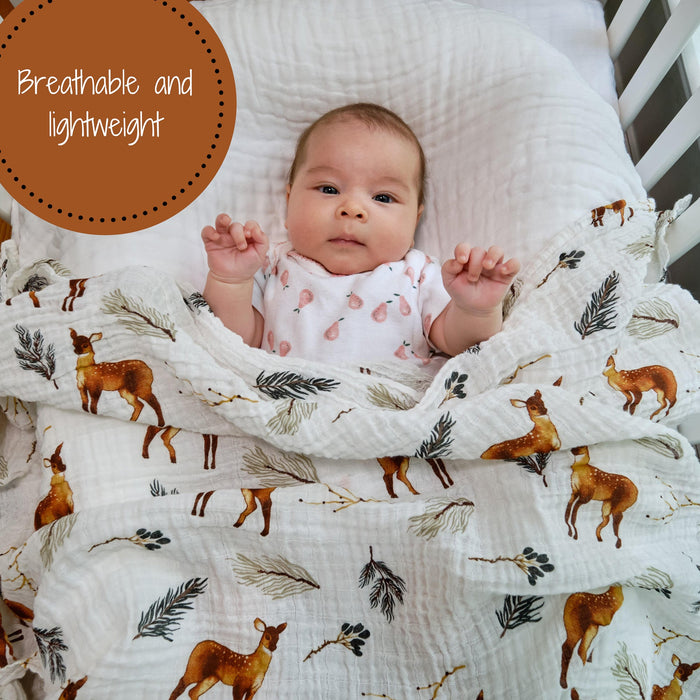 Deer Swaddle Blanket