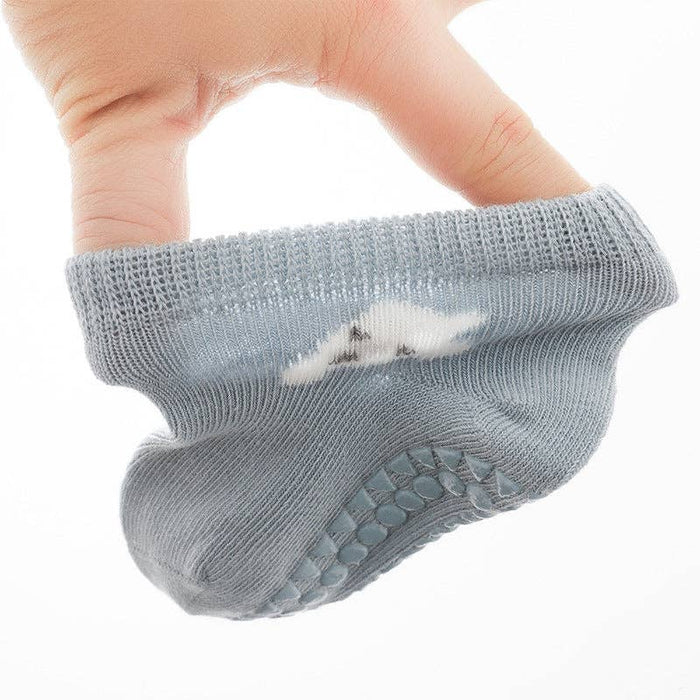 Baby Crawling Knee Pads Cartoon Cotton Socks for Toddlers