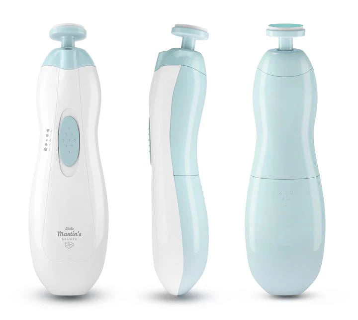 Little Martin's Baby Electric Nail Trimmer with Light - Light Sky Blue