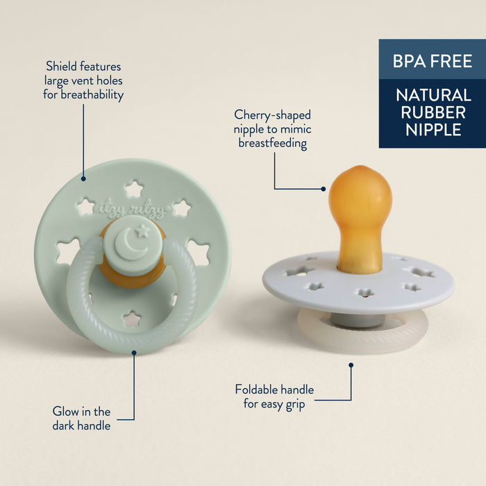 Itzy Soother™ Natural Rubber Paci Sets