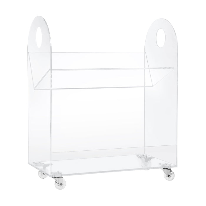 Babyletto Presto Acrylic Bookcase and Cart