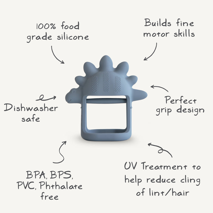 No-Drop Dino Teether (Tradewinds) - Nature Baby Outfitter