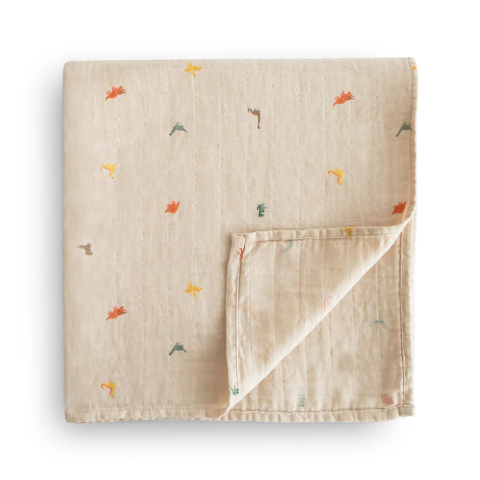 Organic Cotton Muslin Swaddle Blanket - Nature Baby Outfitter
