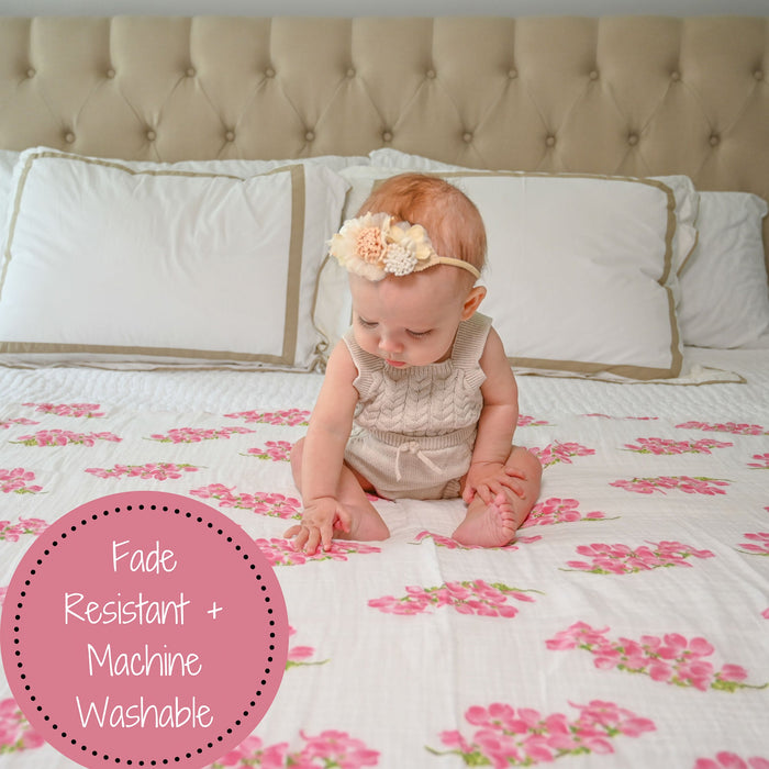 Dogwoods In Bloom Swaddle Blanket