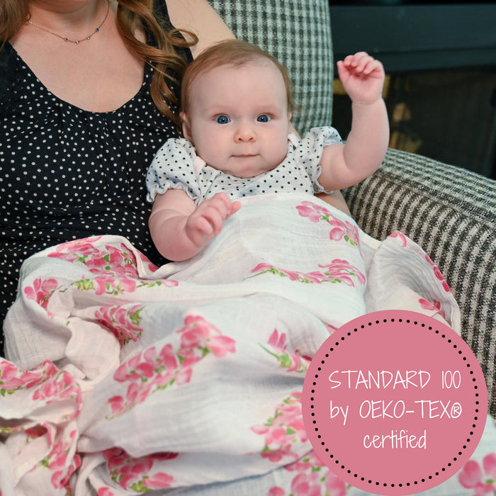 Dogwoods In Bloom Swaddle Blanket
