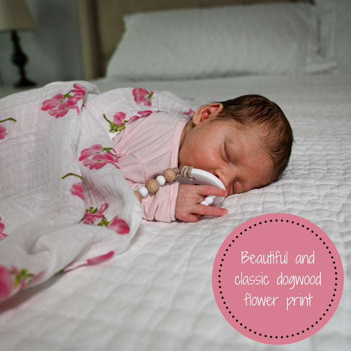 Dogwoods In Bloom Swaddle Blanket