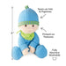 Snug Up Doll Luis 8" First Doll - Nature Baby Outfitter