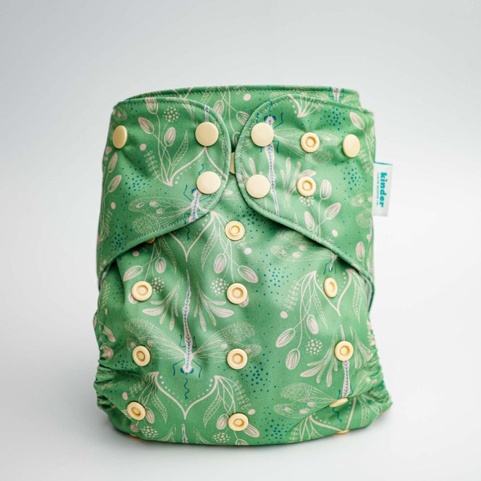 Nature: Essentials Pocket Cloth Diaper with Athletic Wicking Jersey, Grows with your Baby