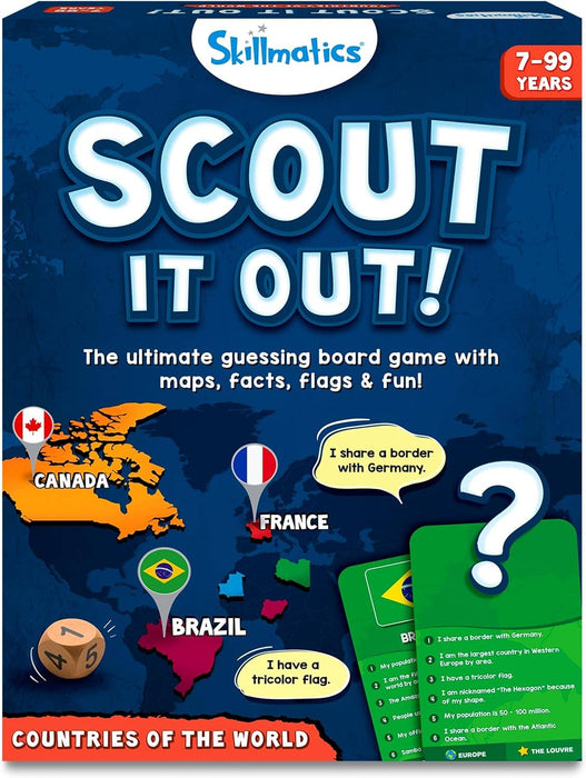 Scout It Out Countries of The World Board Game