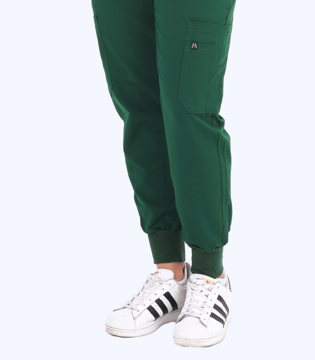 Gray Maternity Jogger Scrubs Pants