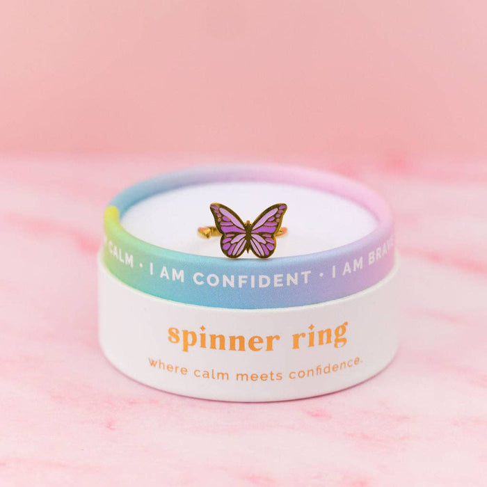 Enamel Spinner Rings