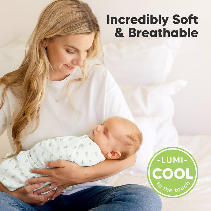 KeaBabies Lumi Muslin Swaddle Blankets