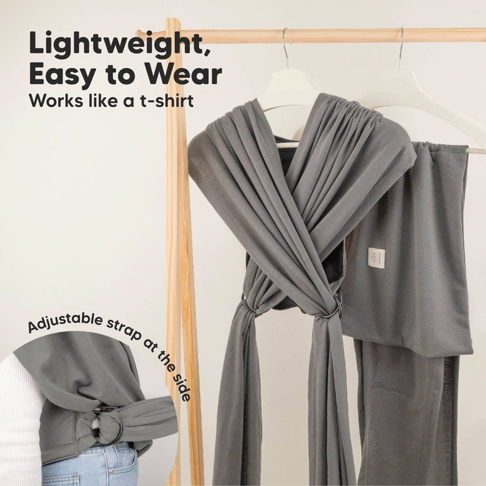 Graphite KeaBabies D-Lite Wrap Carrier - Nature Baby Outfitter