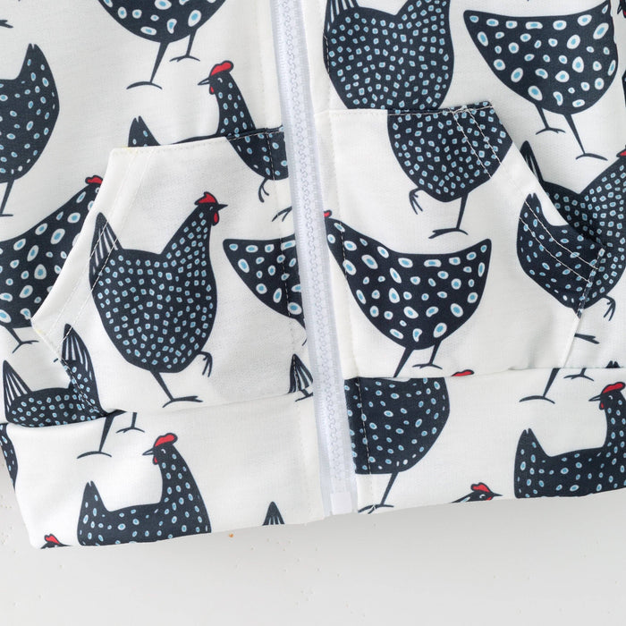 Count your Chickens Zipper Hoodie