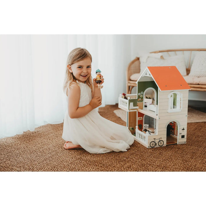 Small Foot Dollhouse with Roof Terrace