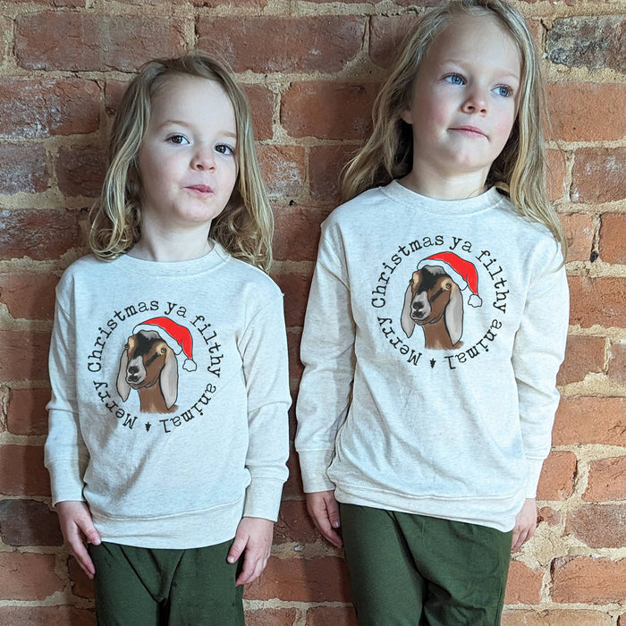 Filthy Animal Christmas Goat Pajamas Holiday PJ Kid Clothes