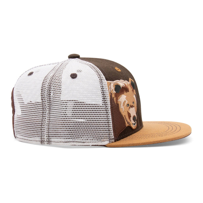 Kids Bear Flat Bill Hat