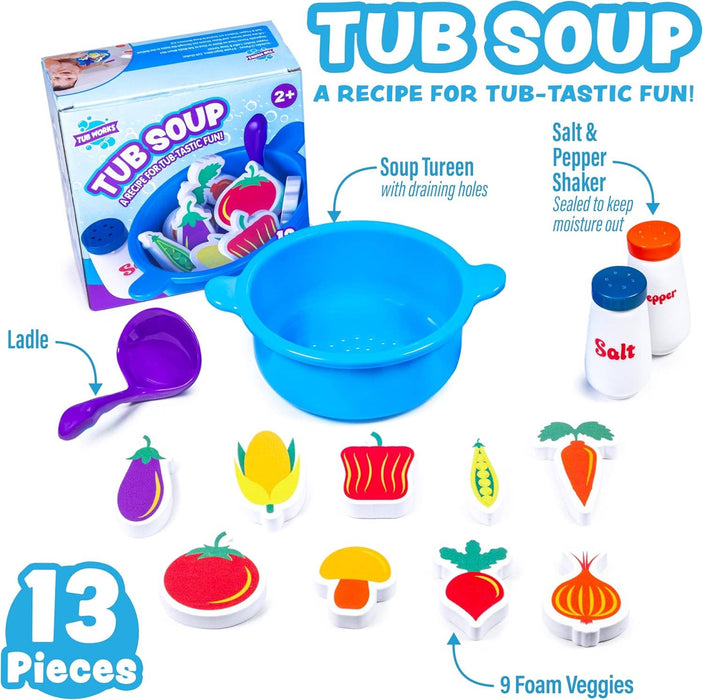 Tub Soup Scoop, Strain & Play Toddler Bath Toy