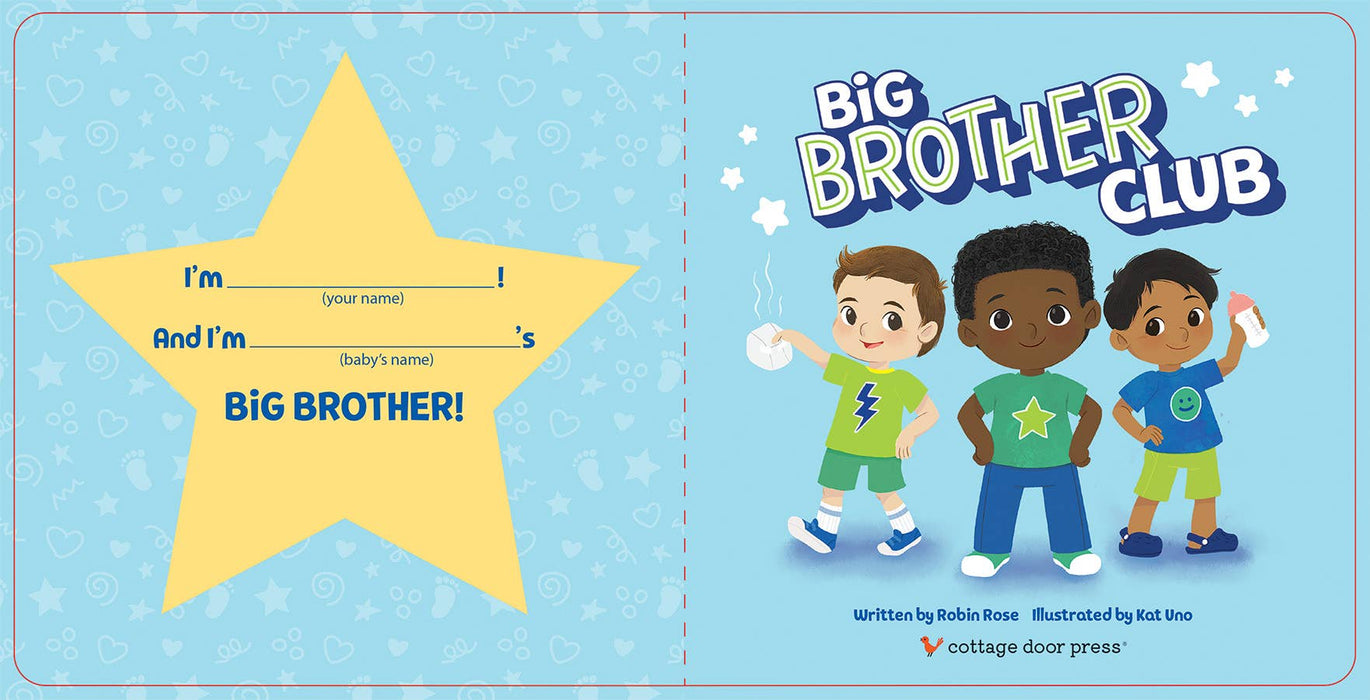 Welcome to the Big Brother Club with Reward Chart & Stickers