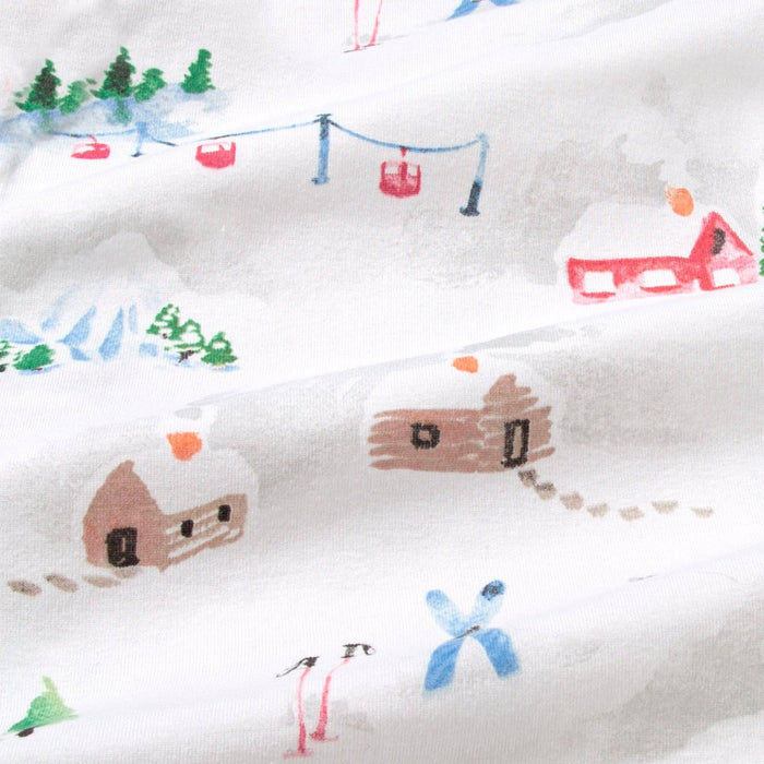 Ski Slopes Organic Cotton Sleep & Play Footed