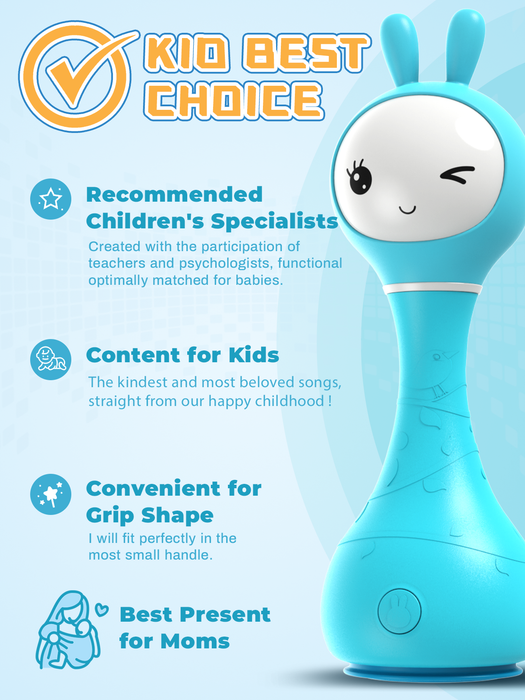 Smarty Bunny – Sensory Toy with Music, Lights & Teether