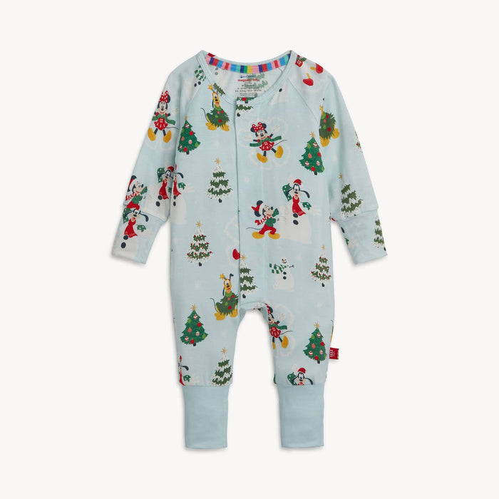 Mickey & Friends Snow Excited Modal Convertible Sleeper/Romper