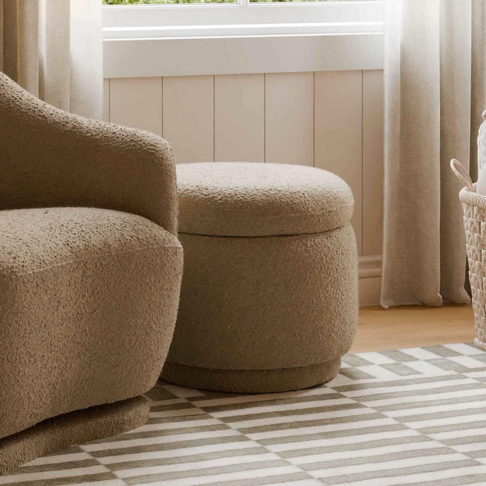 Babyletto Enoki Storage Ottoman in Boucle