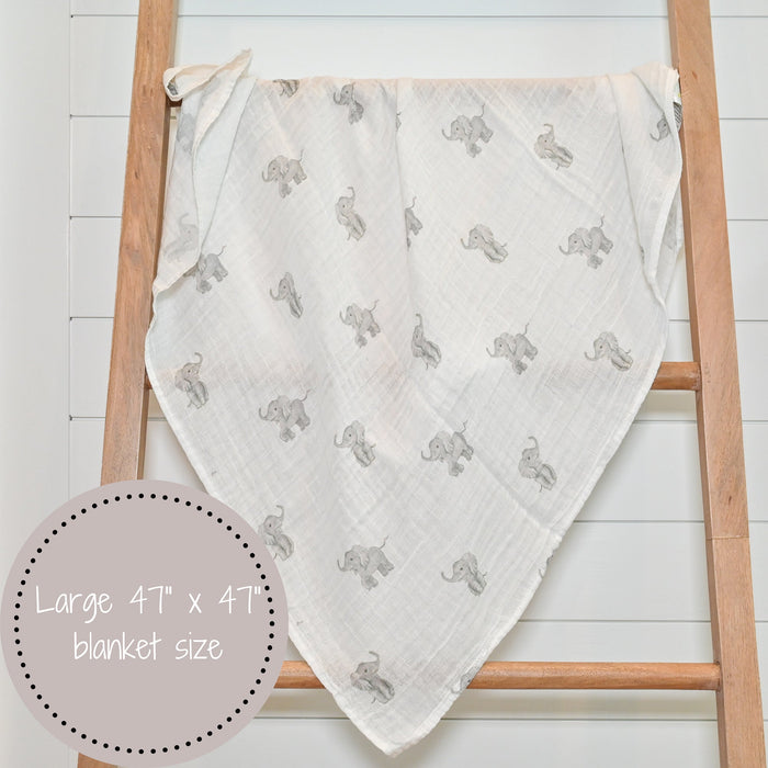 Elephantastic Swaddle Blanket