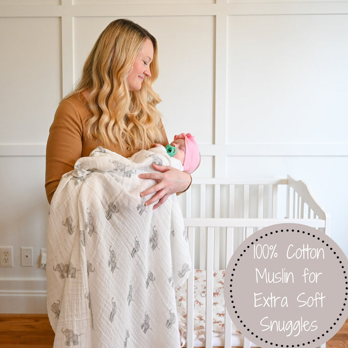 Elephantastic Swaddle Blanket