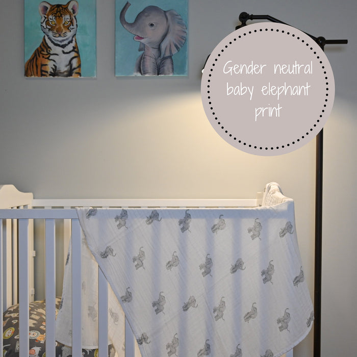 Elephantastic Swaddle Blanket