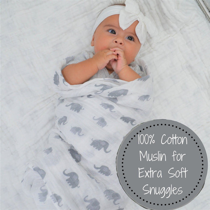 Elephant Swaddle Blanket
