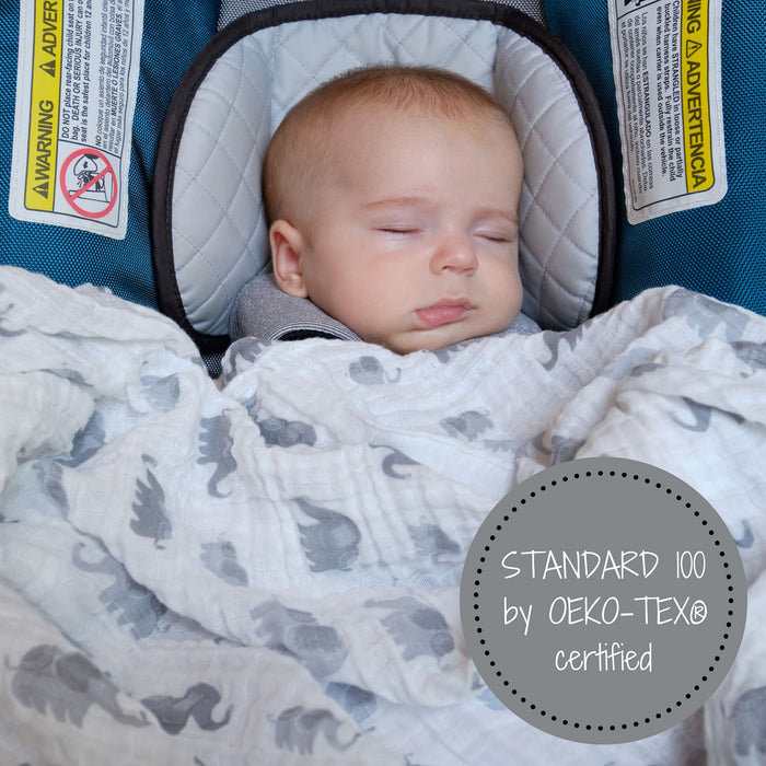 Elephant Swaddle Blanket
