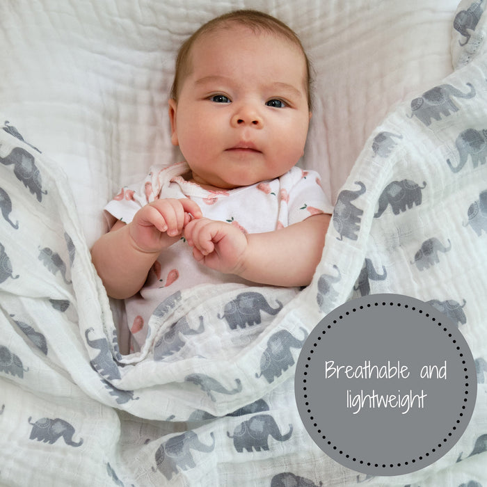 Elephant Swaddle Blanket