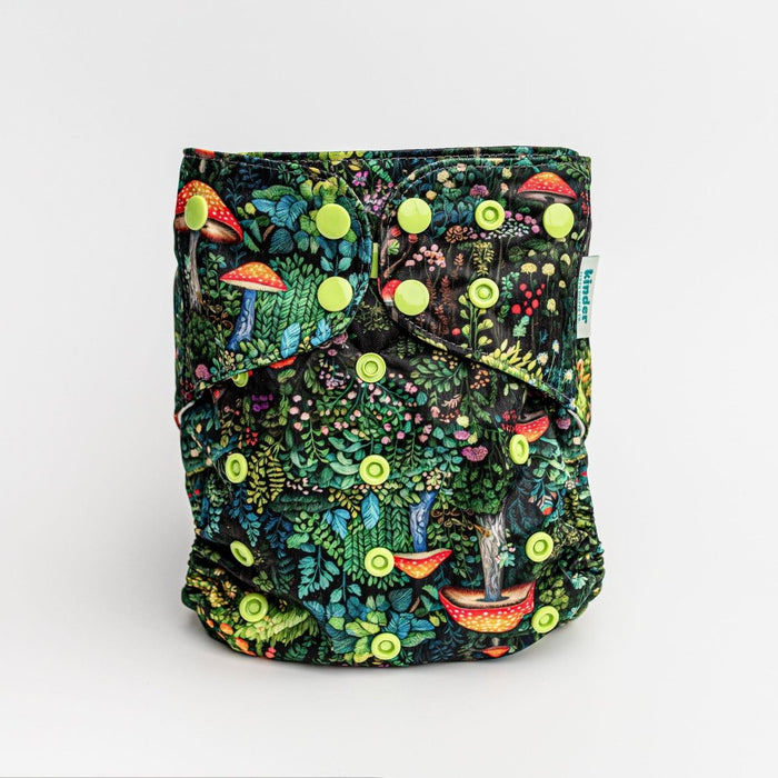 Nature: Essentials Pocket Cloth Diaper with Athletic Wicking Jersey, Grows with your Baby