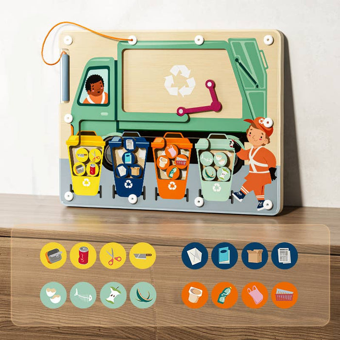 Waste Sorter Magnetic Maze Board