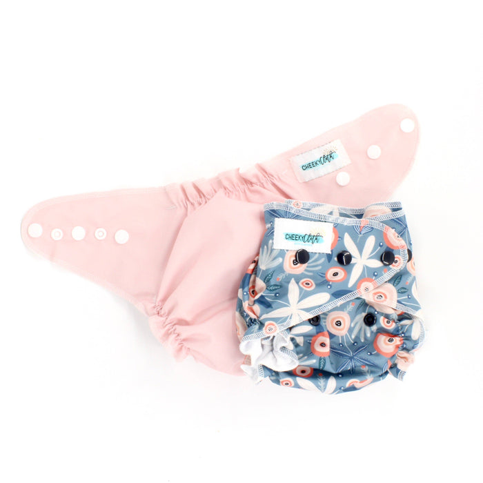 Boho Floral Cheeky Cloth One Size Reusable Swim Diaper