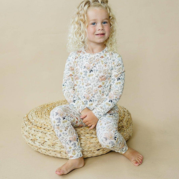 Pastel Petals 2pc Modal Pajamas Set