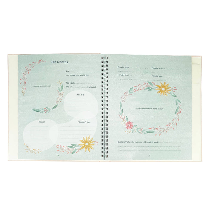 Hello, Baby - Boho-lnspired Keepsake Milestone Book Ages 0-3