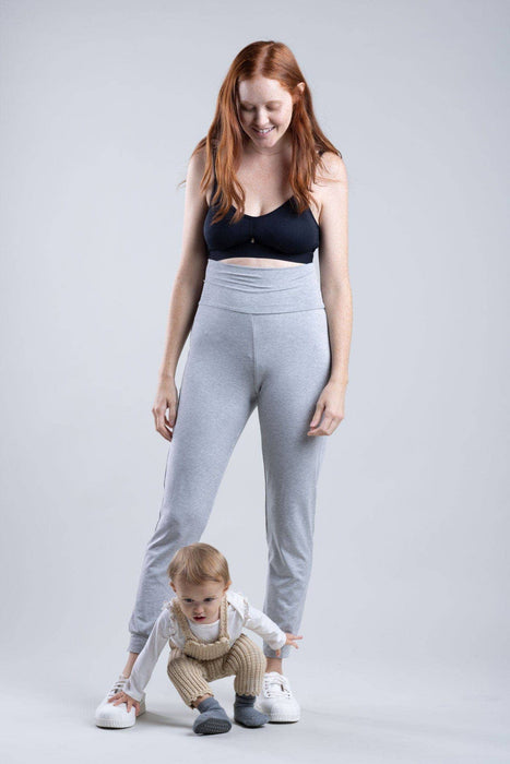 Black SuperMom™ Skin-to-Skin Nursing And Pumping Bralette w/o Padding