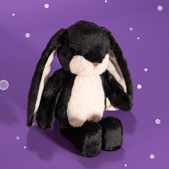 Black Wee 8" Floppy Nibble Bunny
