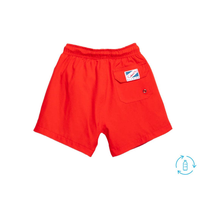 Color Changing Swim Trunks - Red to Shark