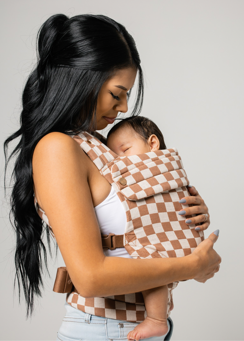 Mocha Check - The Monarch Carrier