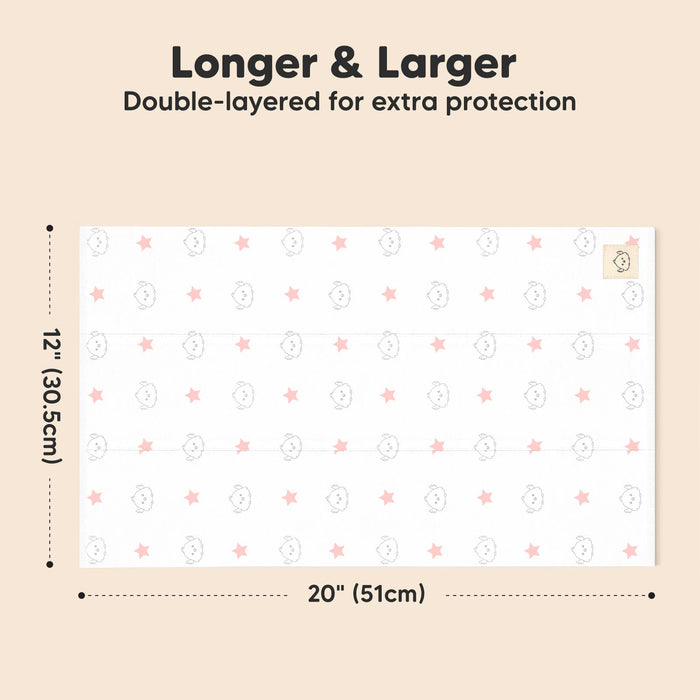 Sweet Charm 6-Pack Shea Burp Cloths