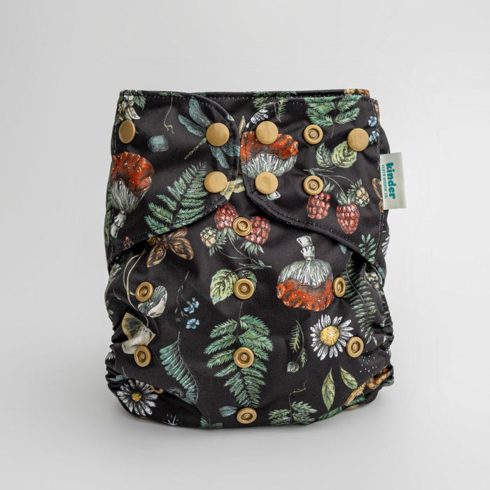 Nature: Essentials Pocket Cloth Diaper with Athletic Wicking Jersey, Grows with your Baby