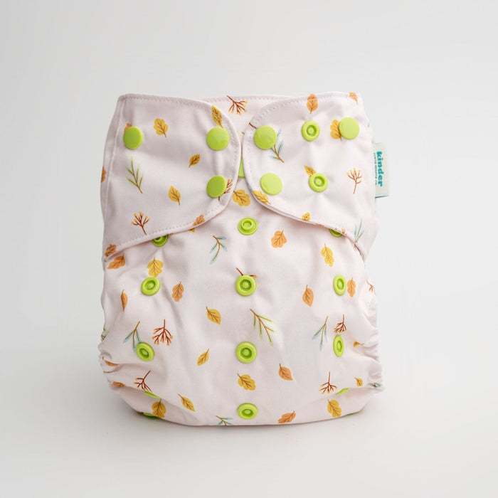 Nature: Essentials Pocket Cloth Diaper with Athletic Wicking Jersey, Grows with your Baby