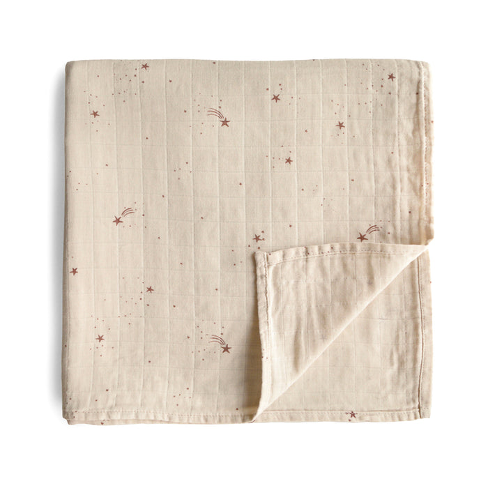 Organic Cotton Muslin Swaddle Blanket - Nature Baby Outfitter