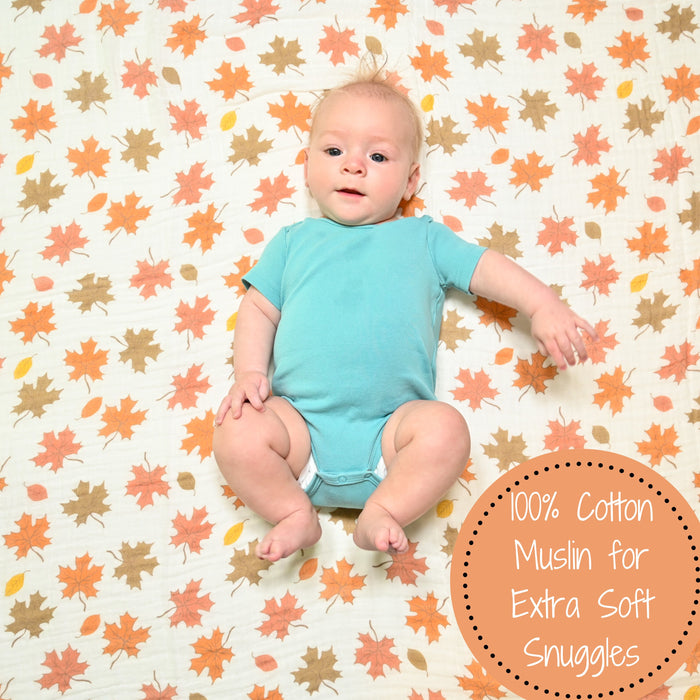 Unbe-leaf-able Swaddle Blanket