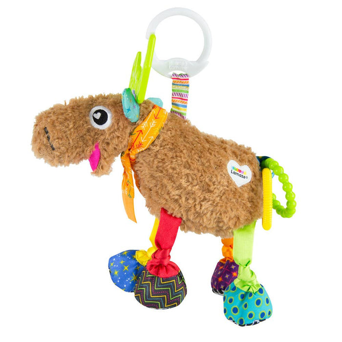 TOMY Lamaze Mortimer the Moose Clip&Go Stroller Toy for Baby