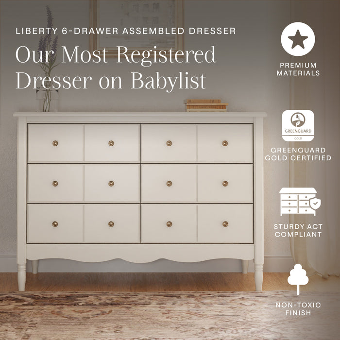 Namesake Liberty 6-Drawer Dresser - Nature Baby Outfitter
